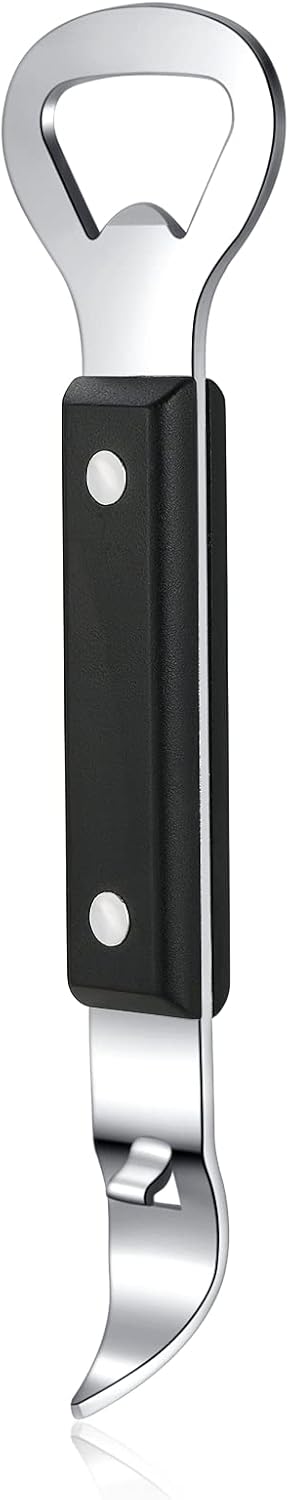 Dual-Head Can Punch Bottle Opener | Stainless Steel Beer & Drink Opener for Home, Kitchen, and Bar Use