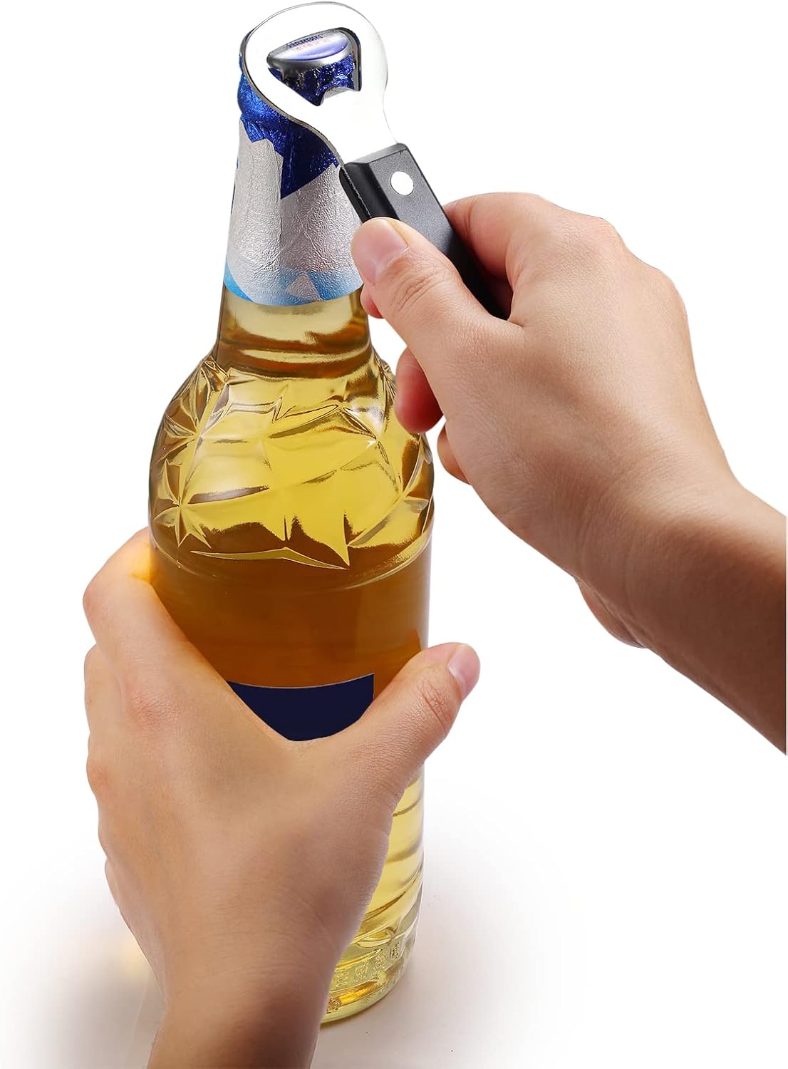 Dual-Head Can Punch Bottle Opener | Stainless Steel Beer & Drink Opener for Home, Kitchen, and Bar Use