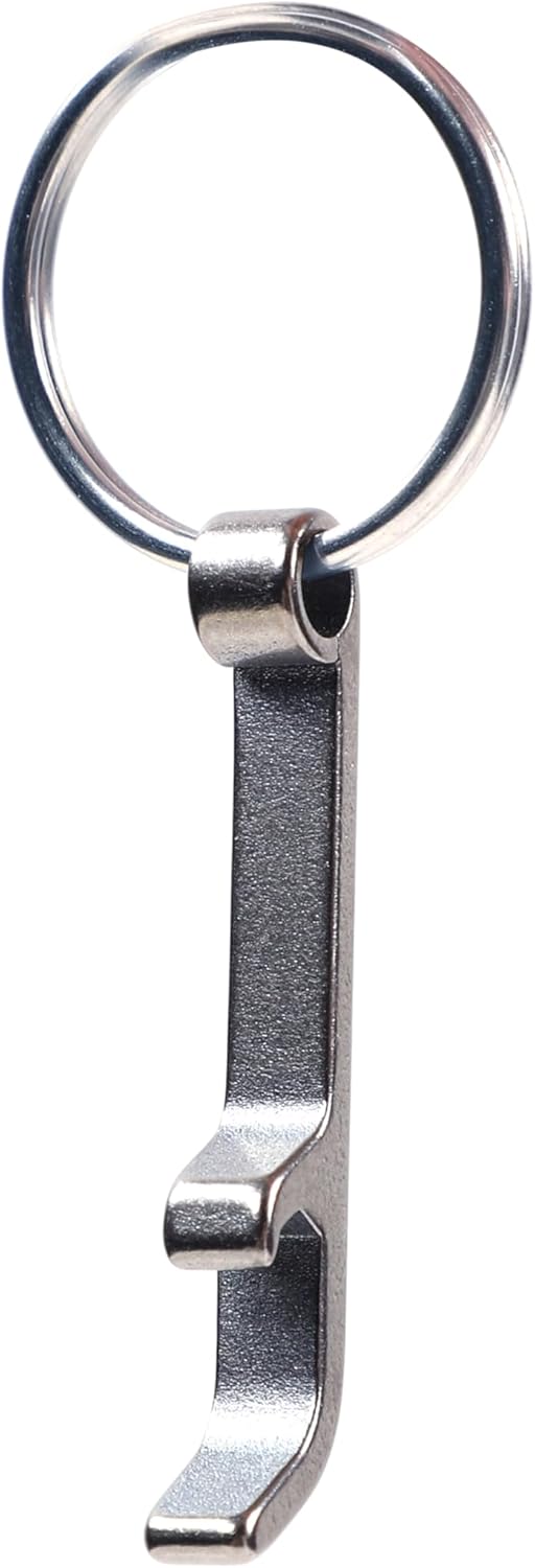 Mini Metal Bottle Opener | Keychain Portable Beer & Drink Opener for Daily Use, Travel & Outdoor