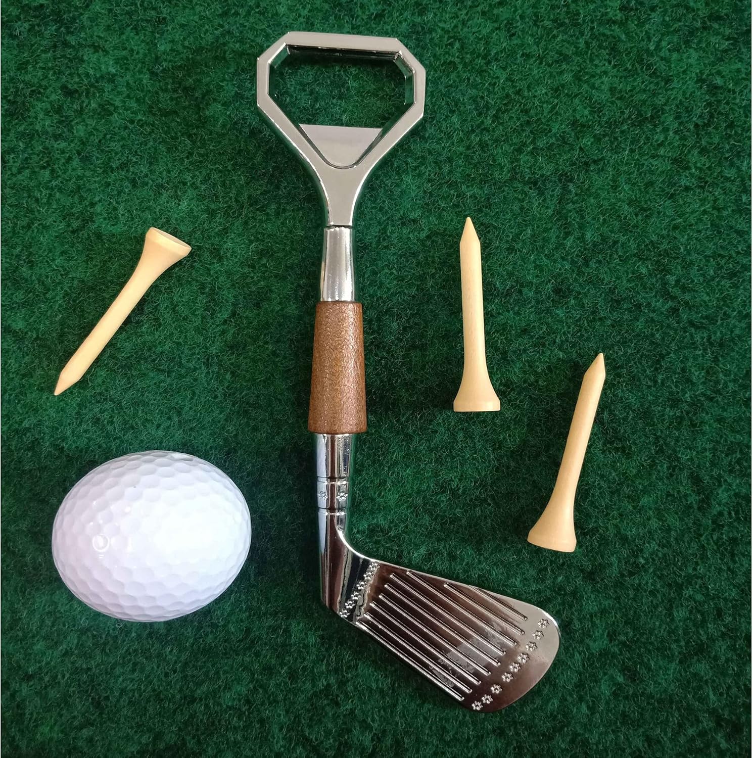 Golf Club Bottle Opener | Creative Stainless Steel Beer & Drink Opener, Fun Gift for Parties & Golf Lovers